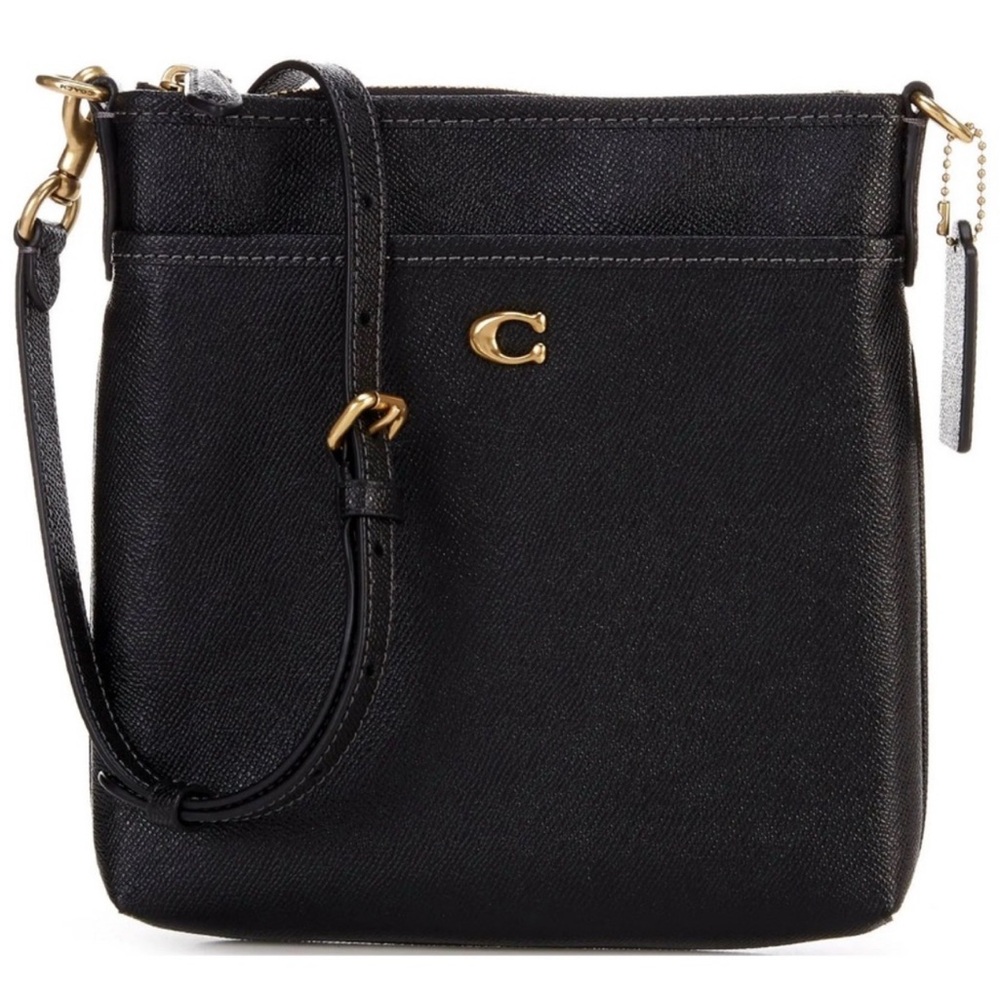 COACH Kitt Messenger Crossbody Bag in Black - Picture 10 of 10